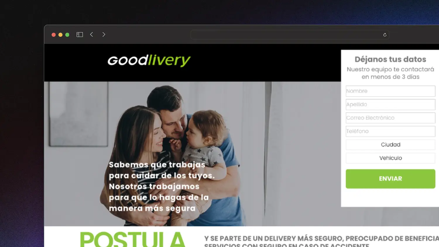 Frontend teniendo en cuenta la experiencia de usuario
